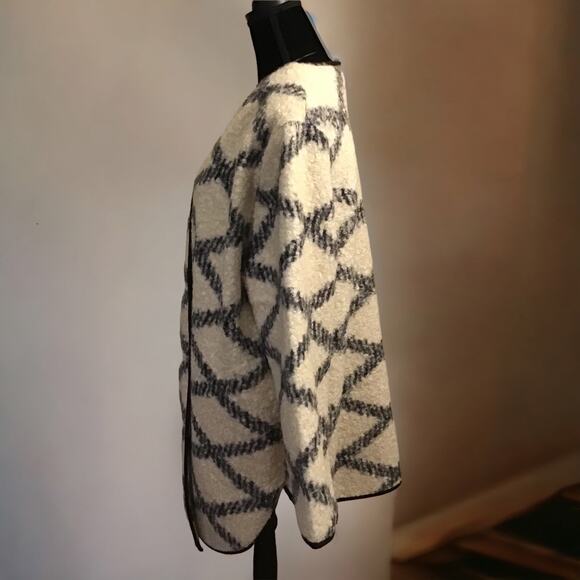 Ava & Viv  Women Open Front plaid  cardigan jacket 2X  NWT Cozy Trendy Boho - Picture 5 of 11